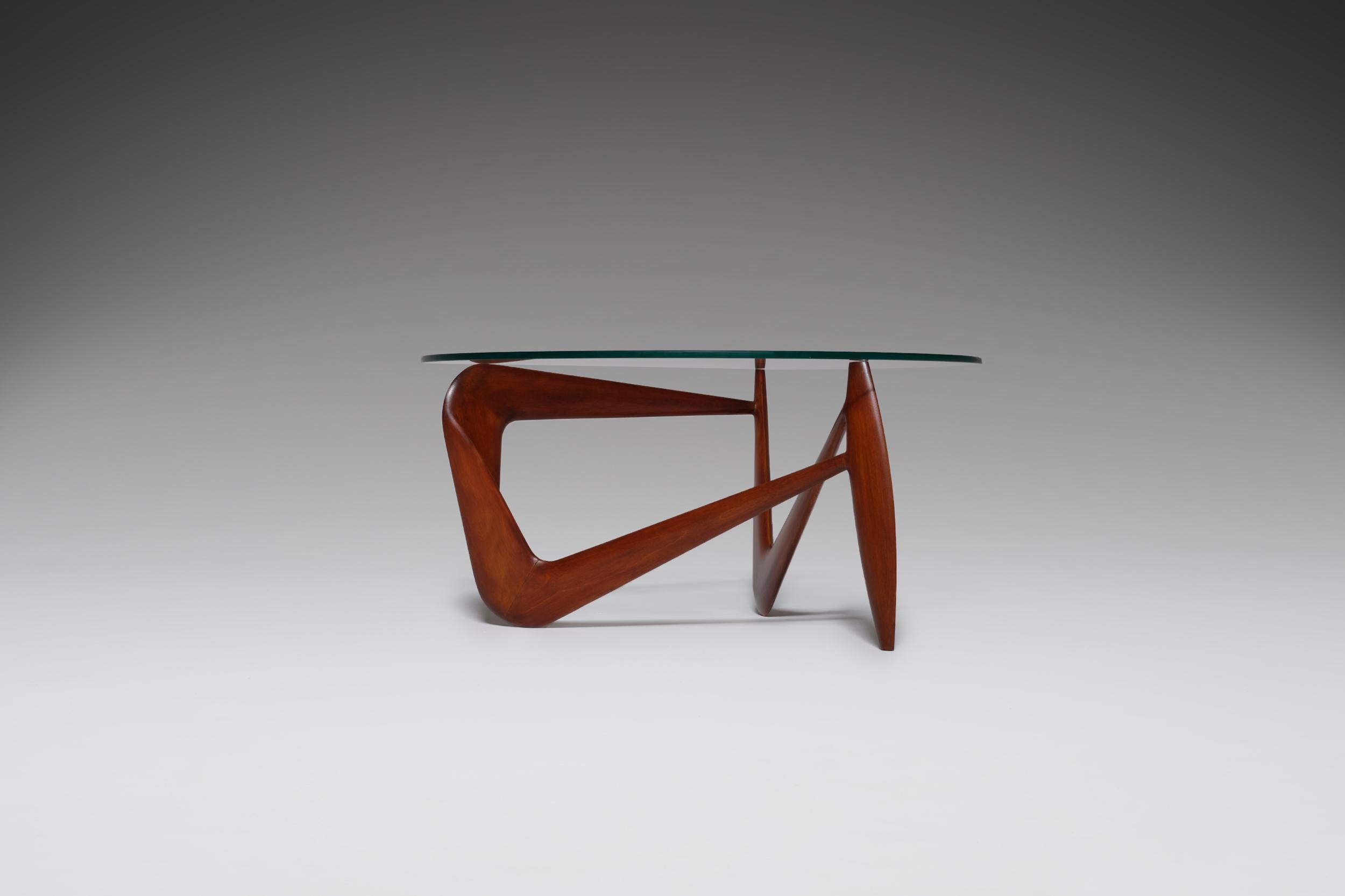 Mid-Century Modern Sculptural Bertil Behrman coffee table, 1960s