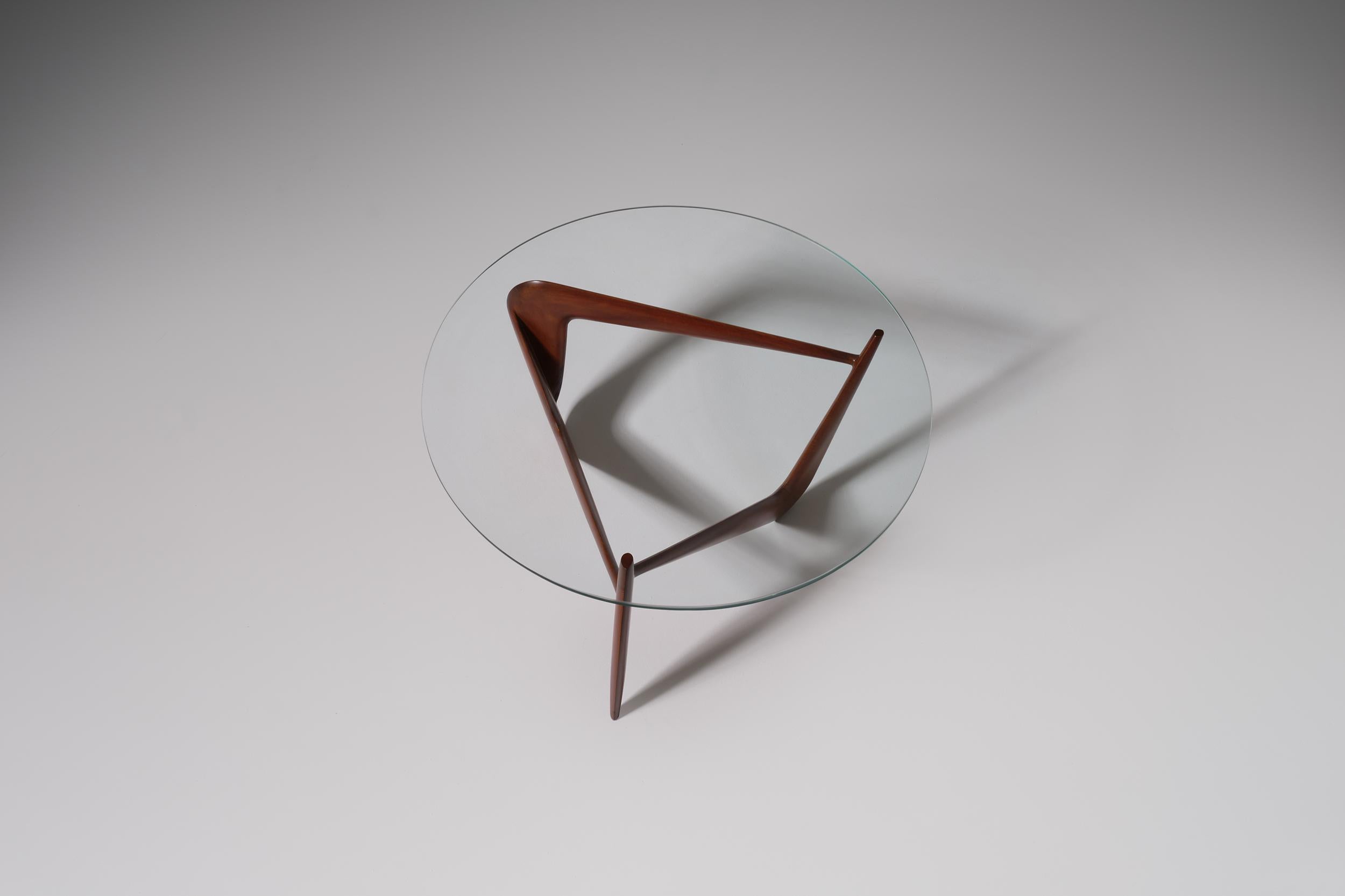 Swedish Sculptural Bertil Behrman coffee table, 1960s