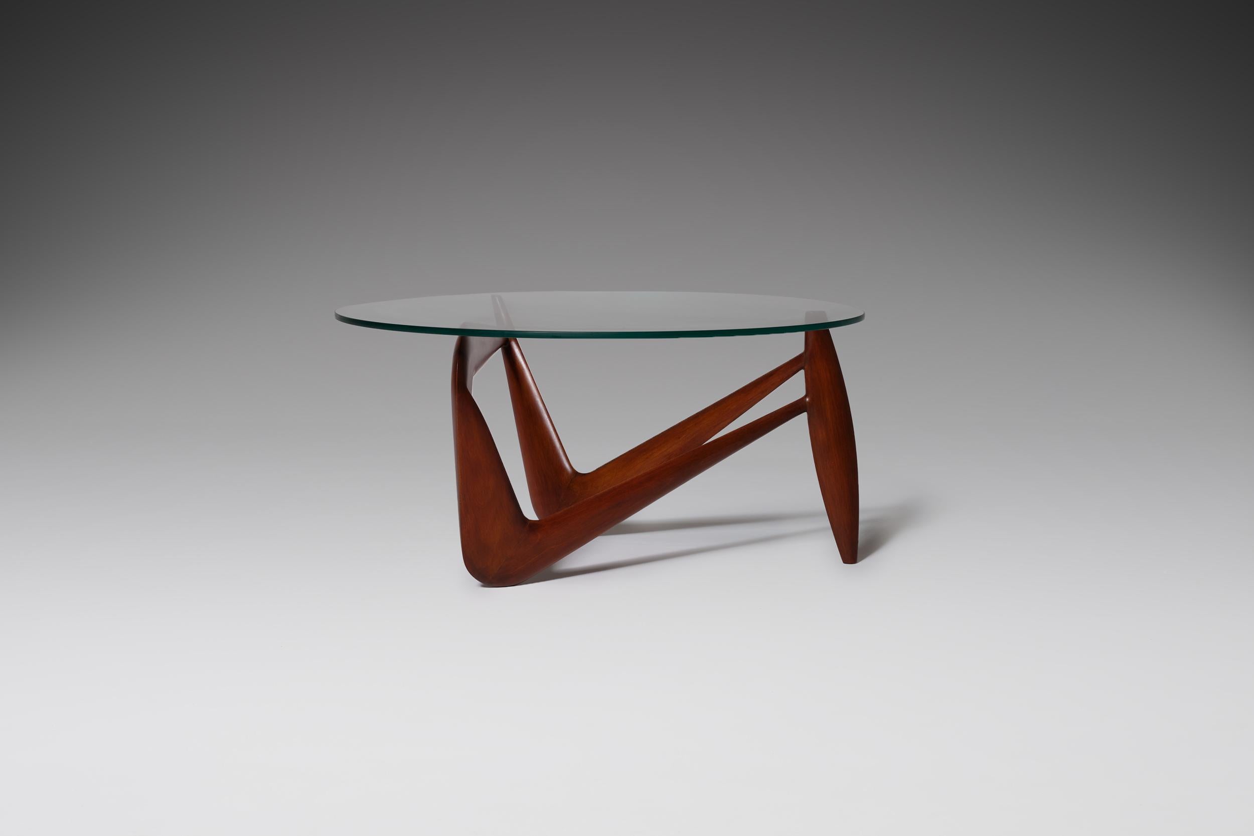 Sculptural Bertil Behrman coffee table, 1960s 2