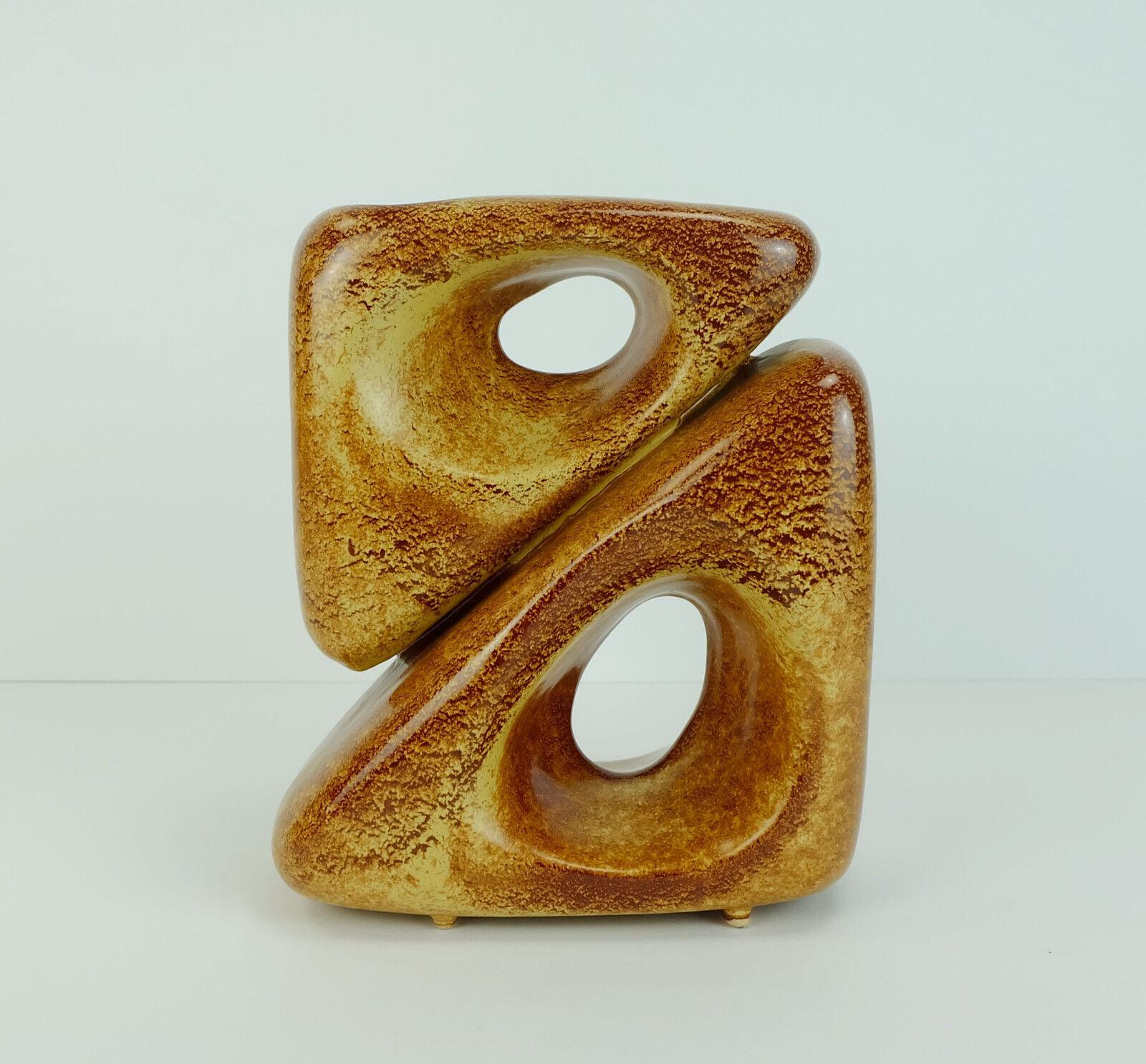 Sculptural Bertoncello Italy Ceramic Vase Roberto Rigon 1970s Model 913 3