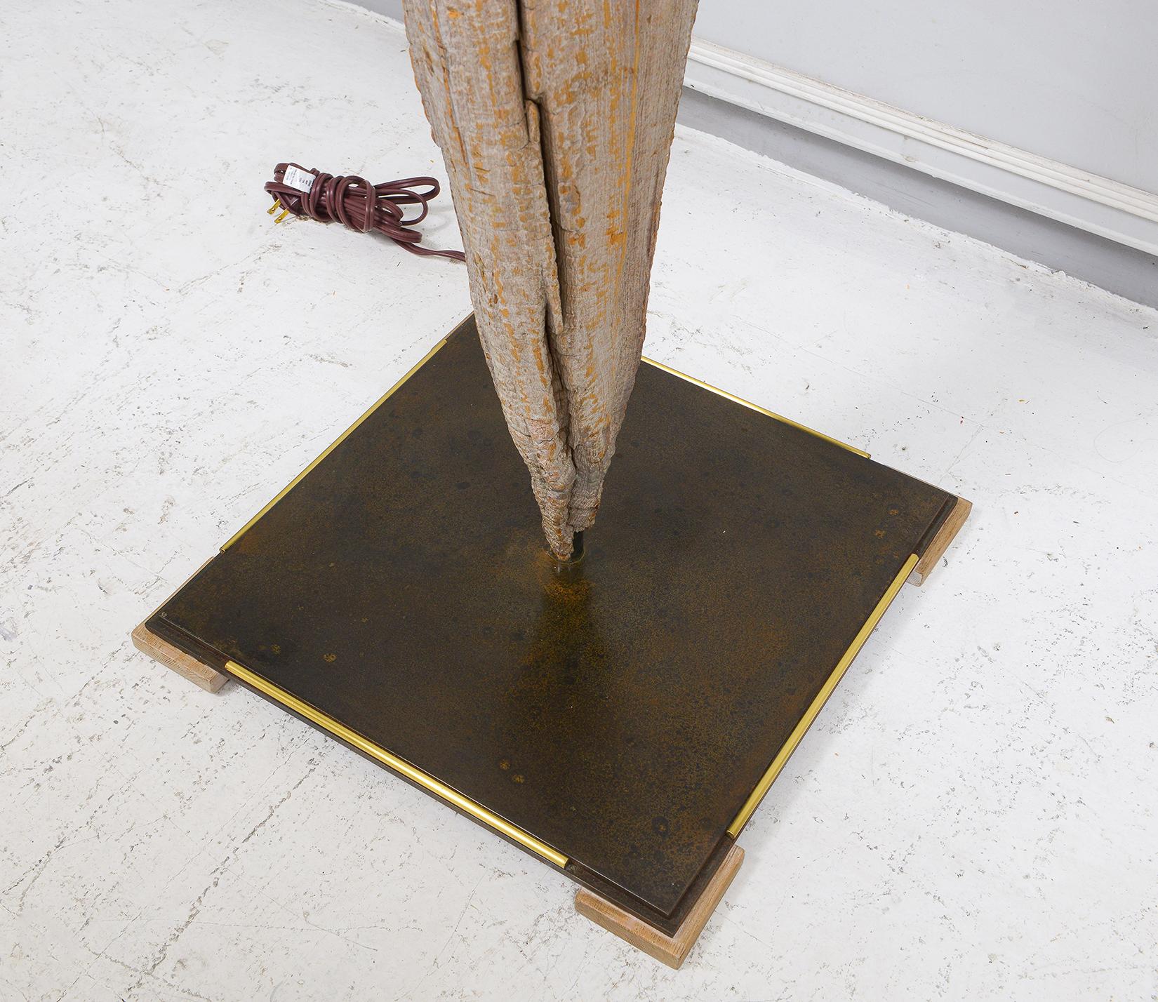 Sculptural Bespoke Driftwood Floor Lamp In New Condition For Sale In New York, NY