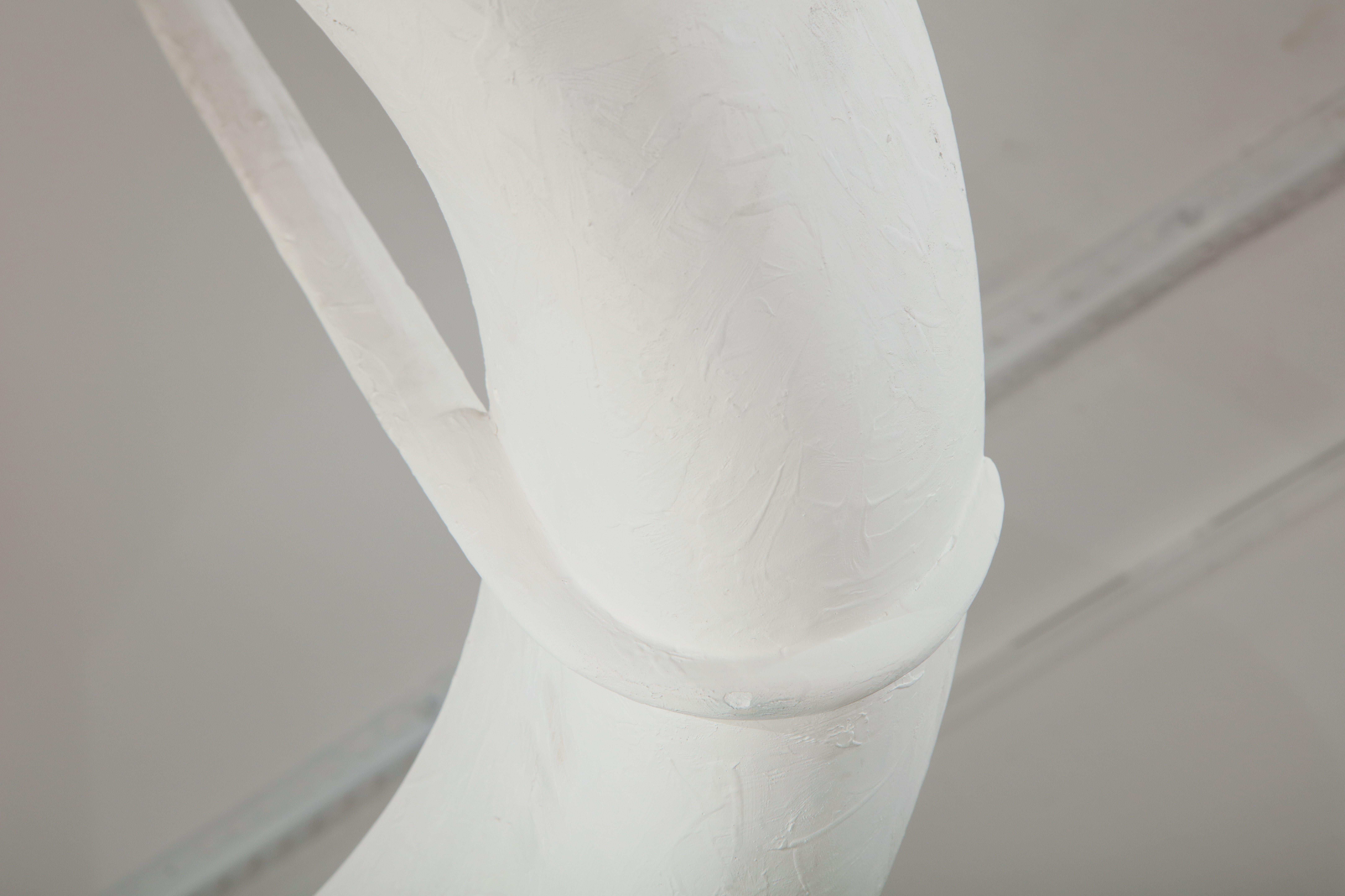 Contemporary Sculptural Custom Neve Plaster Fixture For Sale