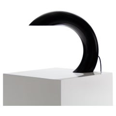 Retro Sculptural Black Table Lamp by Georges Frydman, France, 1960s