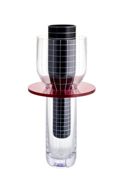 Vaso scultoreo in vetro soffiato "Toy", Guillaume Delvigne