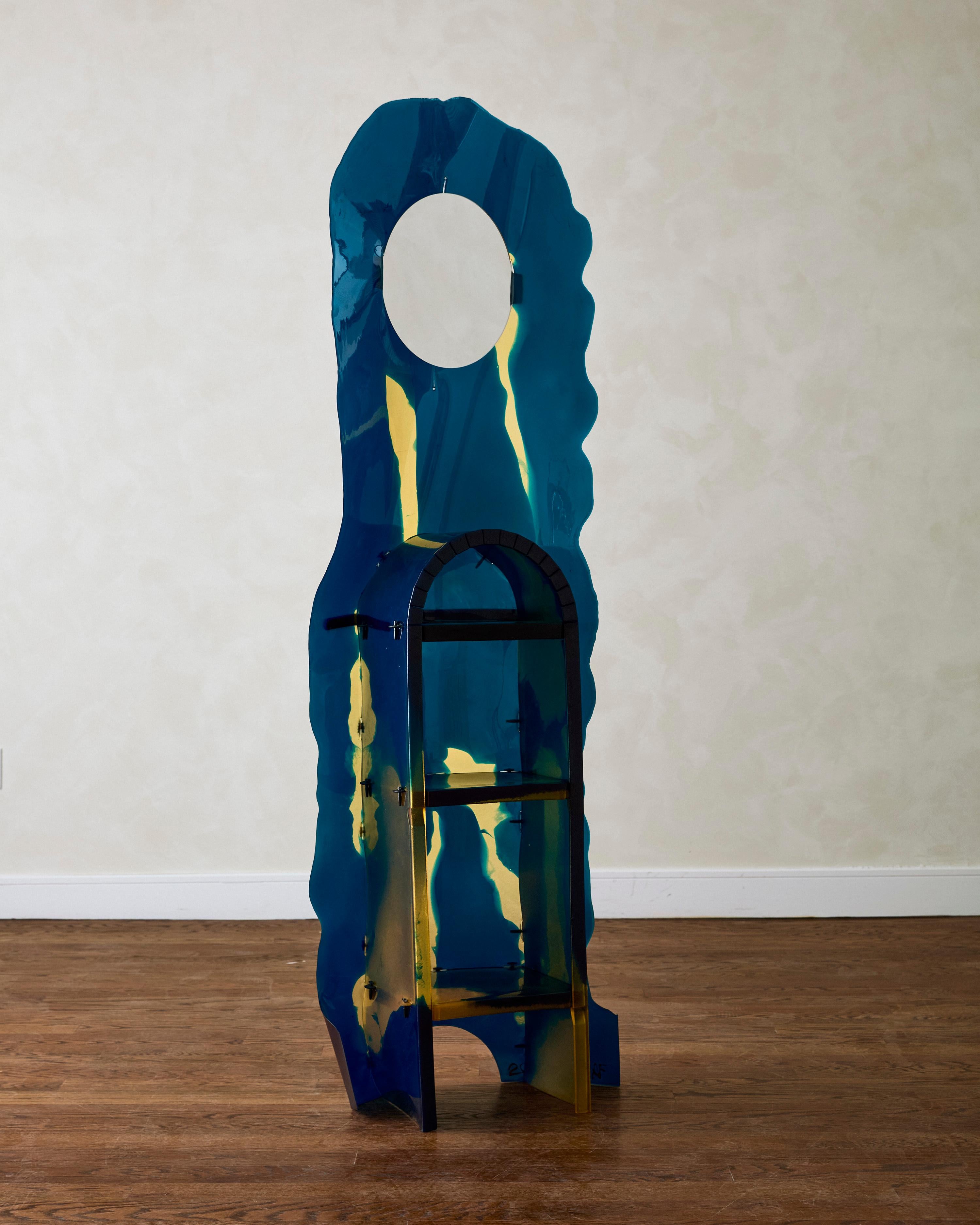 Postmoderno Custodia per libri scultorea intitolata 'Nobody's Guard' di Gaetano Pesce per Zerodisegno in vendita