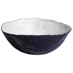 Sculptural Bowl in Metallic Felt by Ronel Jordaan, 2014