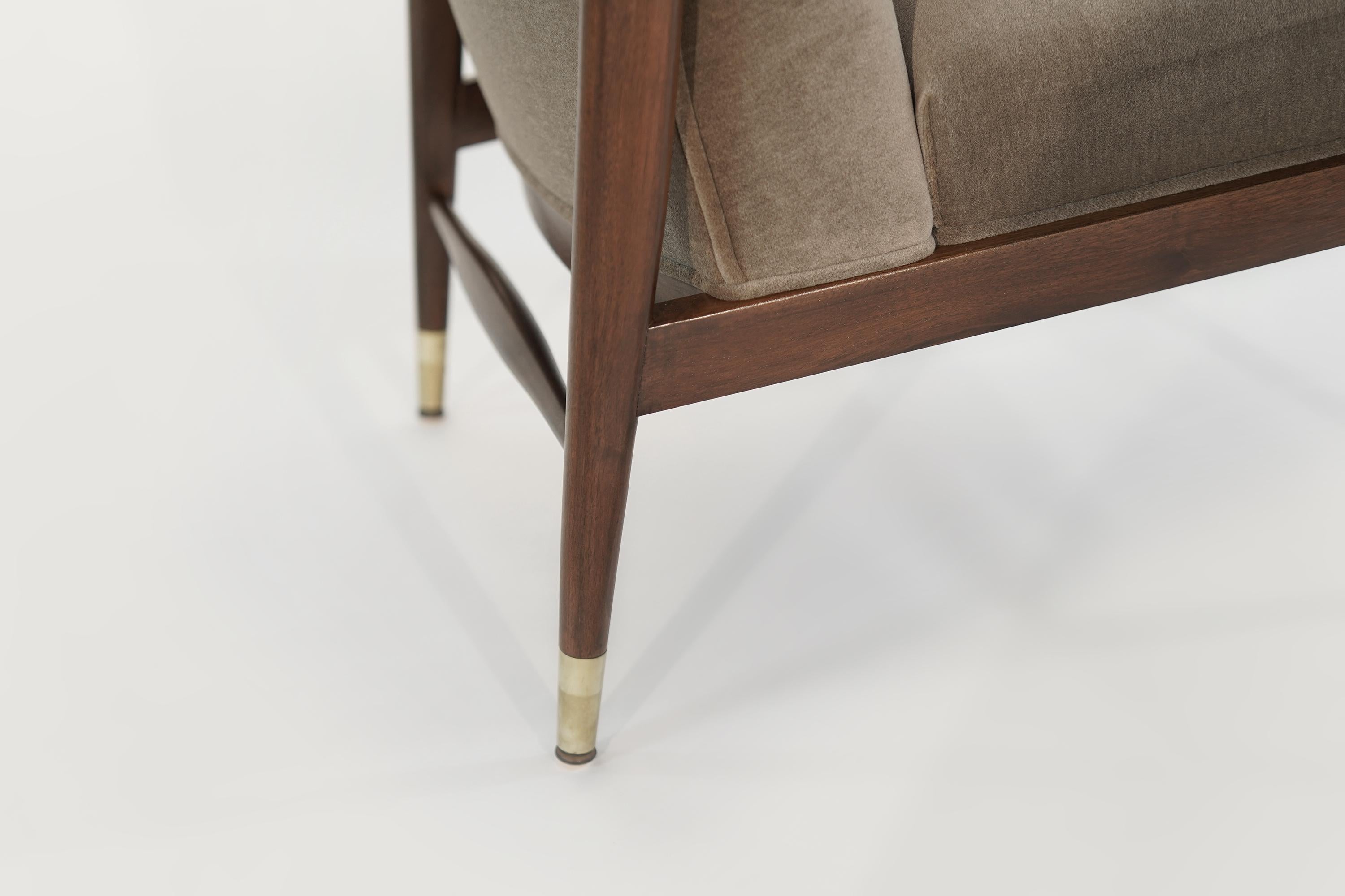 Sculptural Brass-Accented Lounge Chair, Jamestown Royal, 1950s 4