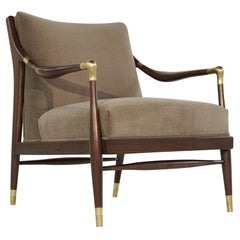 Sculptural Brass-Accented Lounge Chair, Jamestown Royal, 1950s