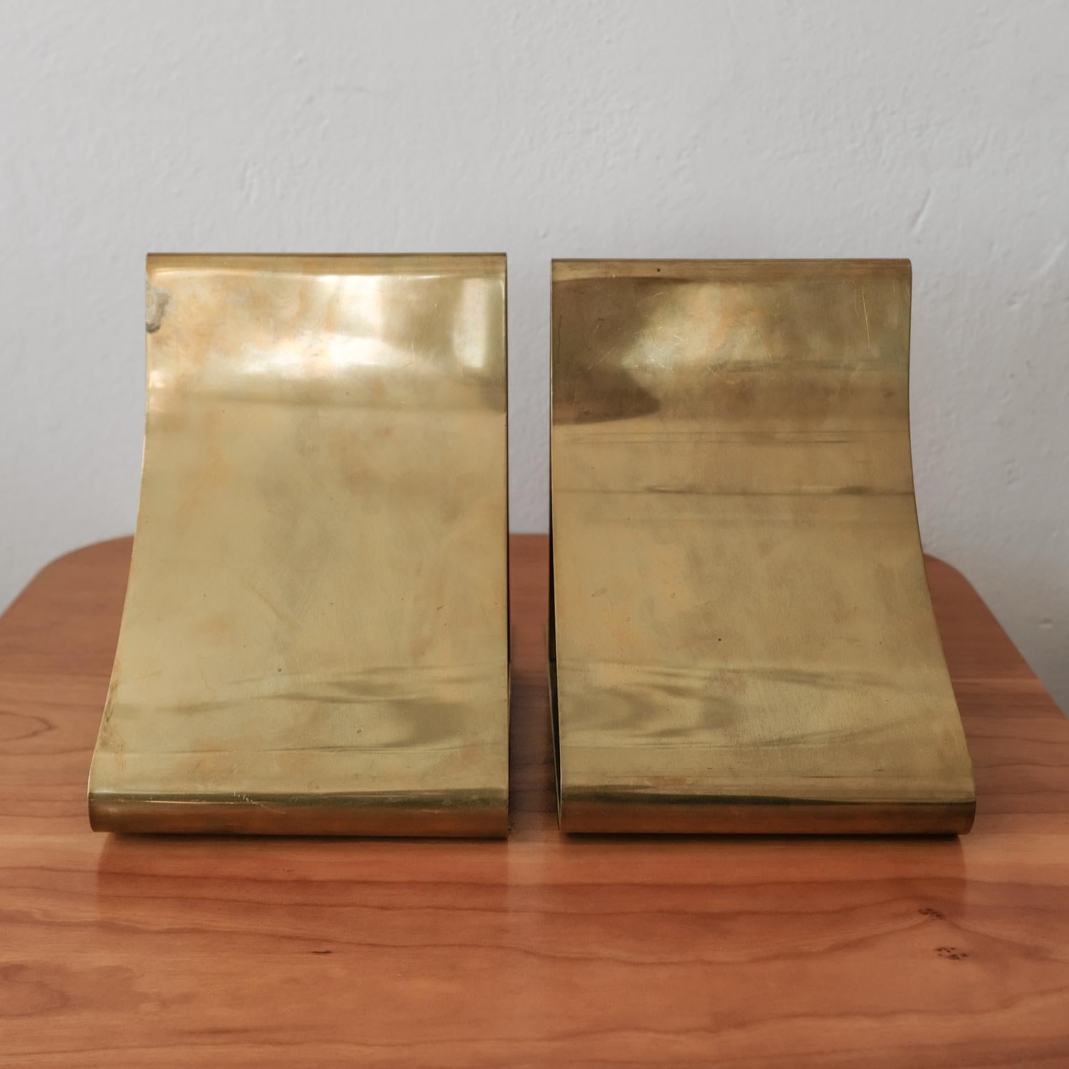 Spanish Sculptural Brass Bookends by Sarreid Ltd.