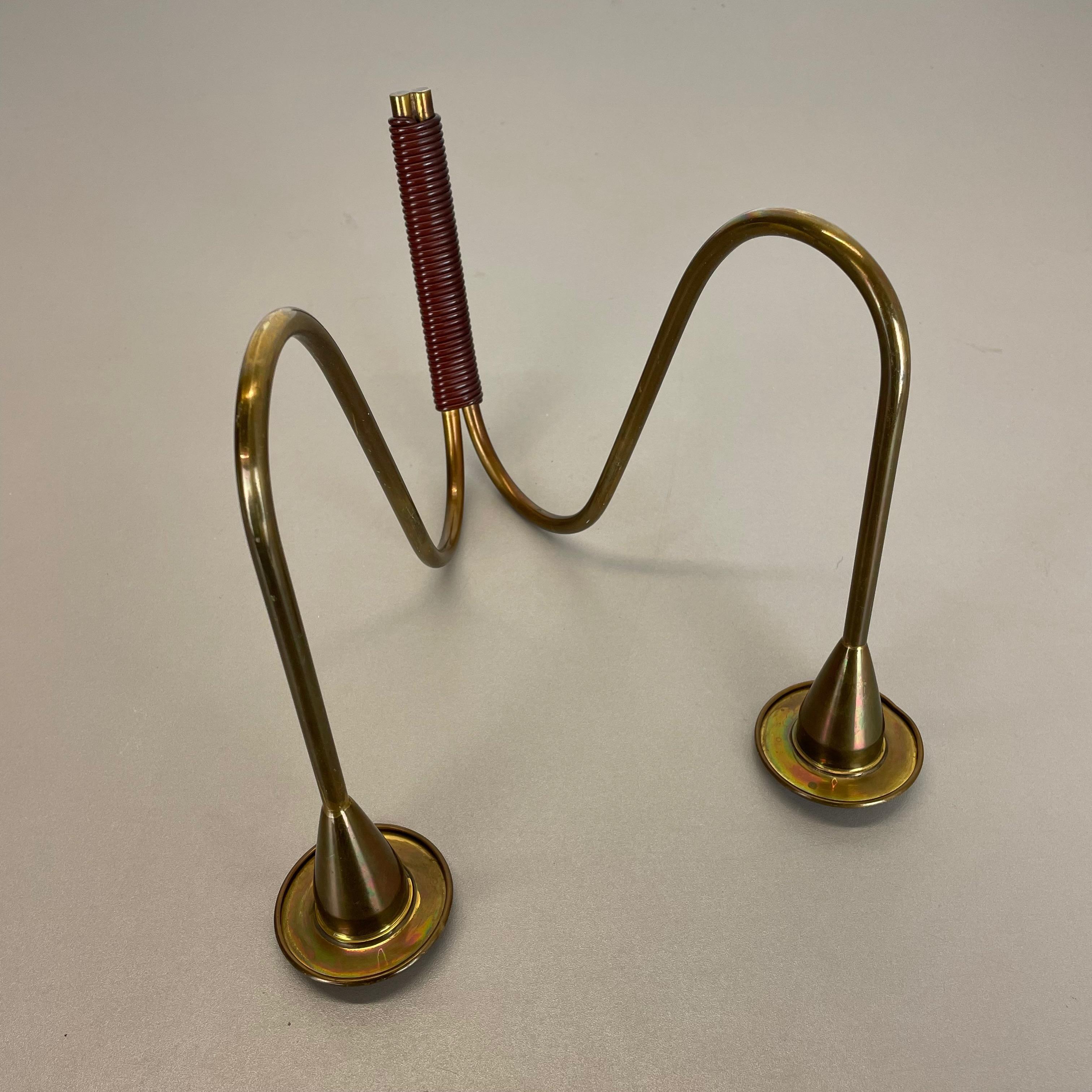 Sculptural Brass Candleholder Object by Günter Kupetz for WMF, Germany 1950s For Sale 10