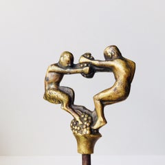 Cavatappi scultoreo in ottone di Kay Bojesen per Einar Dragsted, anni '20