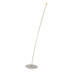 Sculptural Brass Floor Lamp, "My Queen" by Periclis Frementitis