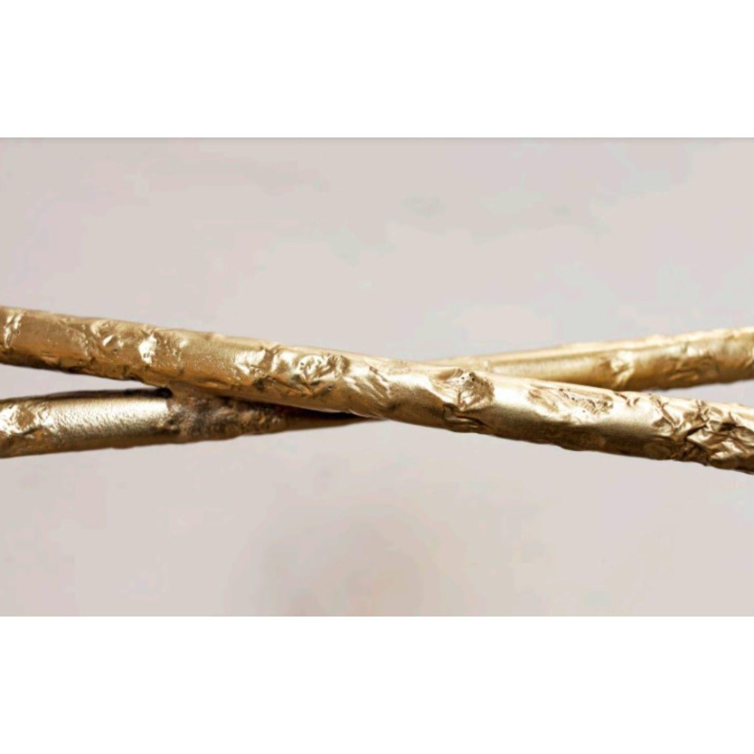 Sculptural Brass Light Pendant Howl 2 by Morghen Studio For Sale 3