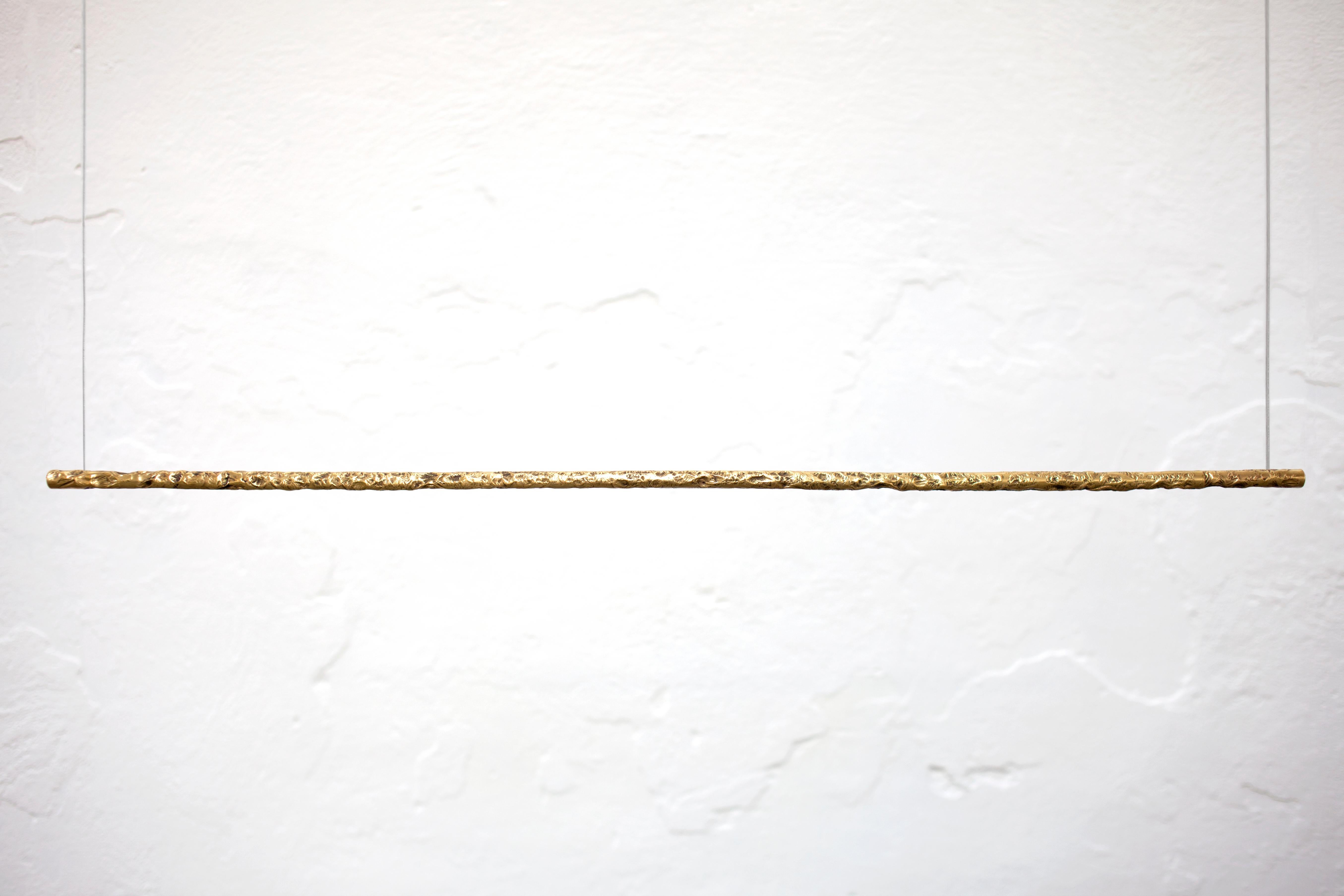 Contemporary Sculptural Brass Light Pendant Howl by Morghen Studio