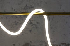 Sculptural Brass Light Pendant, Shiva