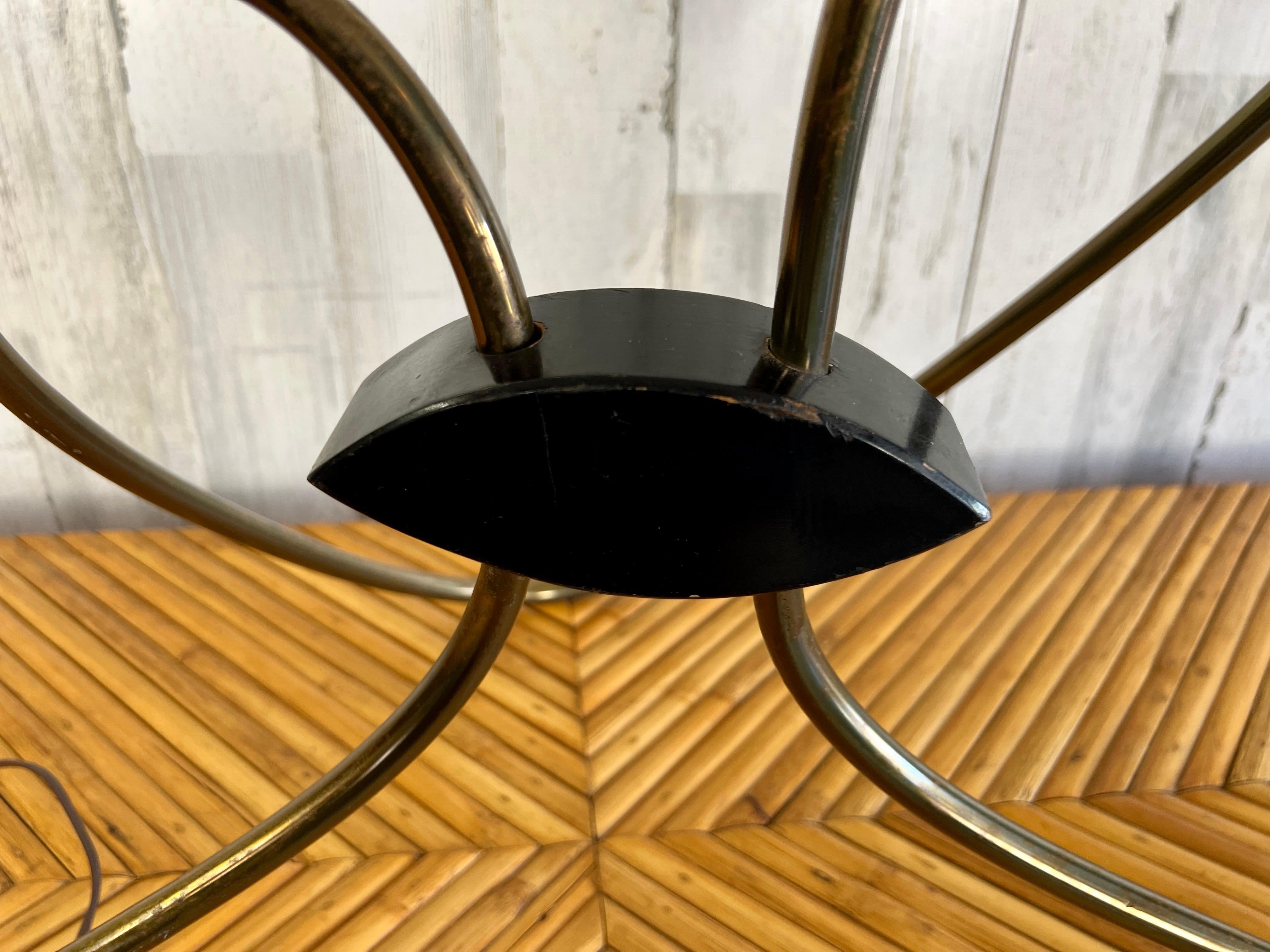 Sculptural Brass Table Lamp For Sale 12