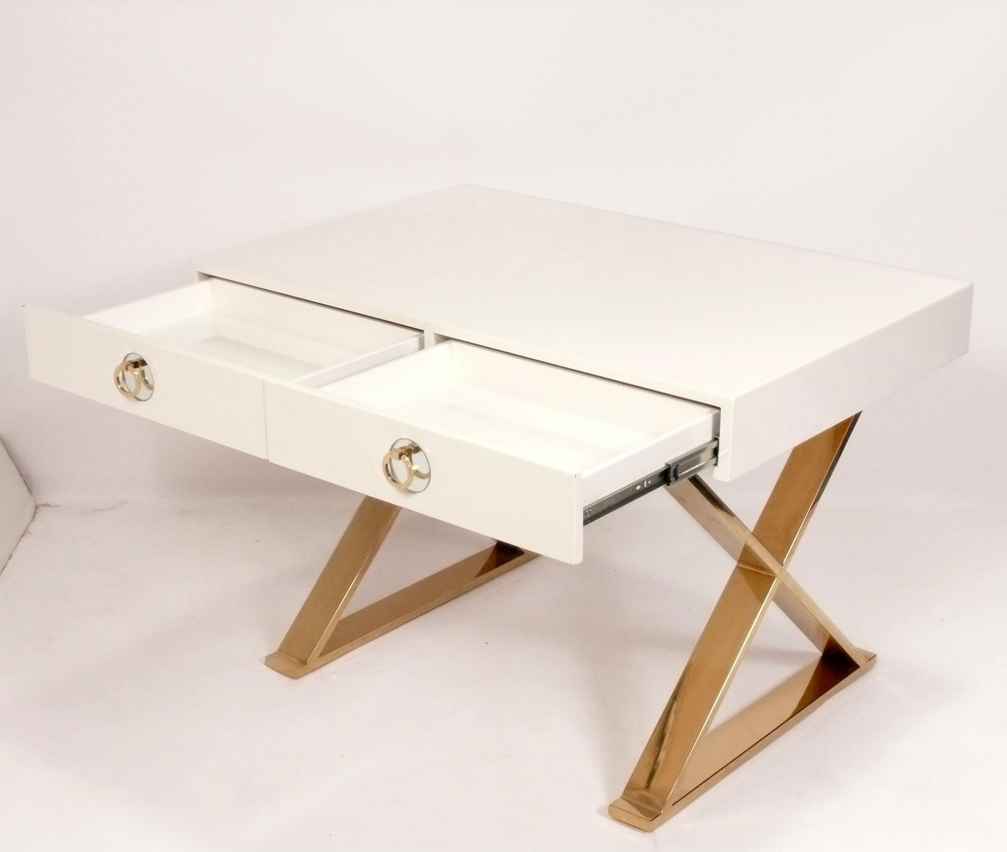 Mid-Century moderno Scrivania scultorea con base a 