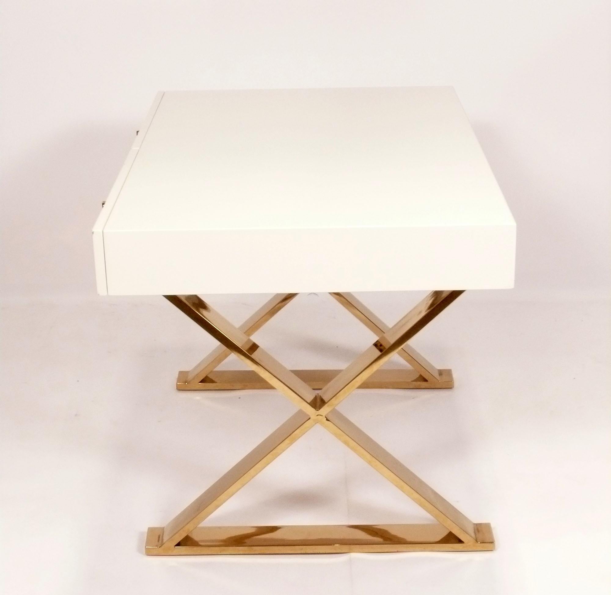Americano Scrivania scultorea con base a 