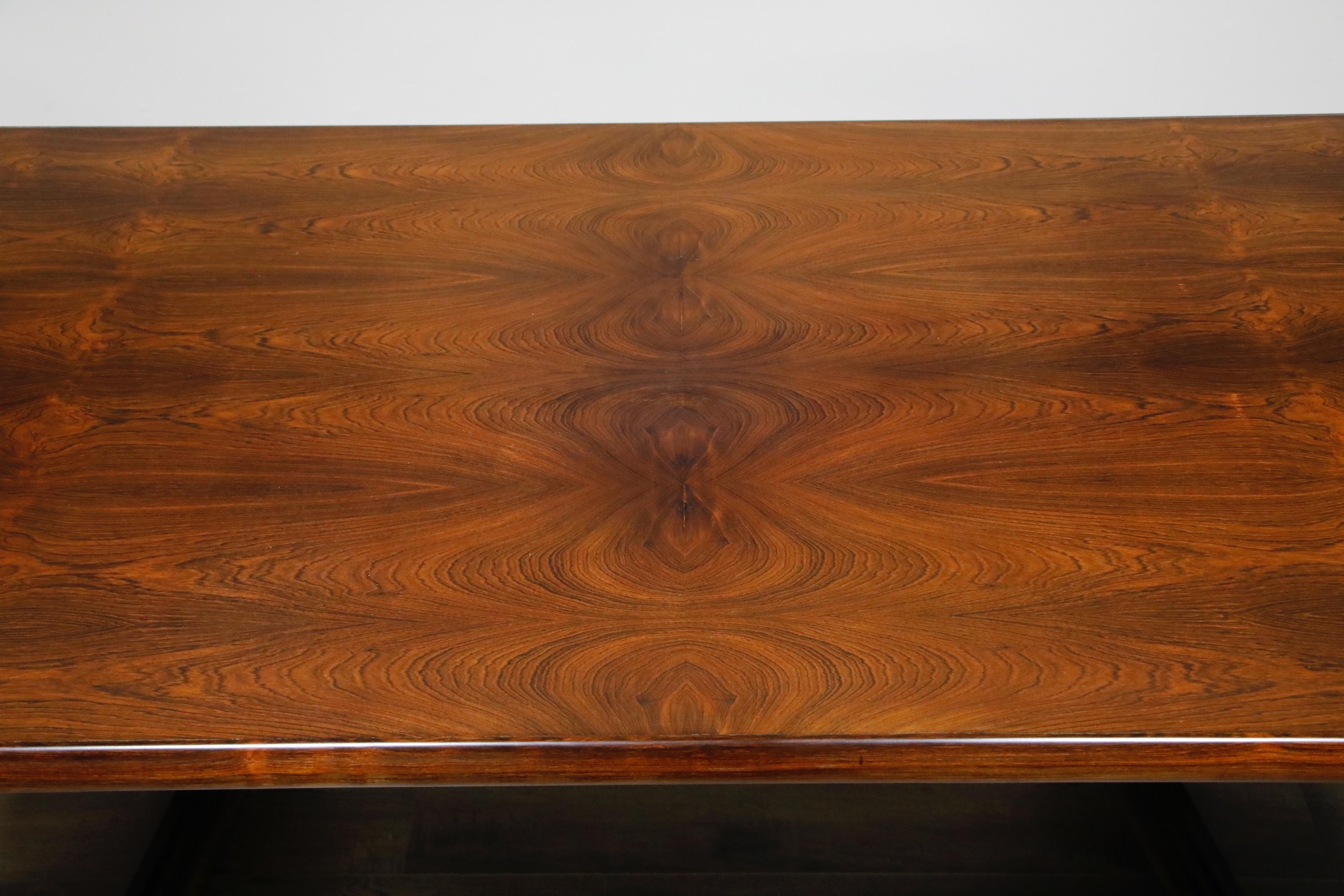 Sculptural Brazilian Rosewood Dining Table by Novo Rumo, Brazil, 1960s  4