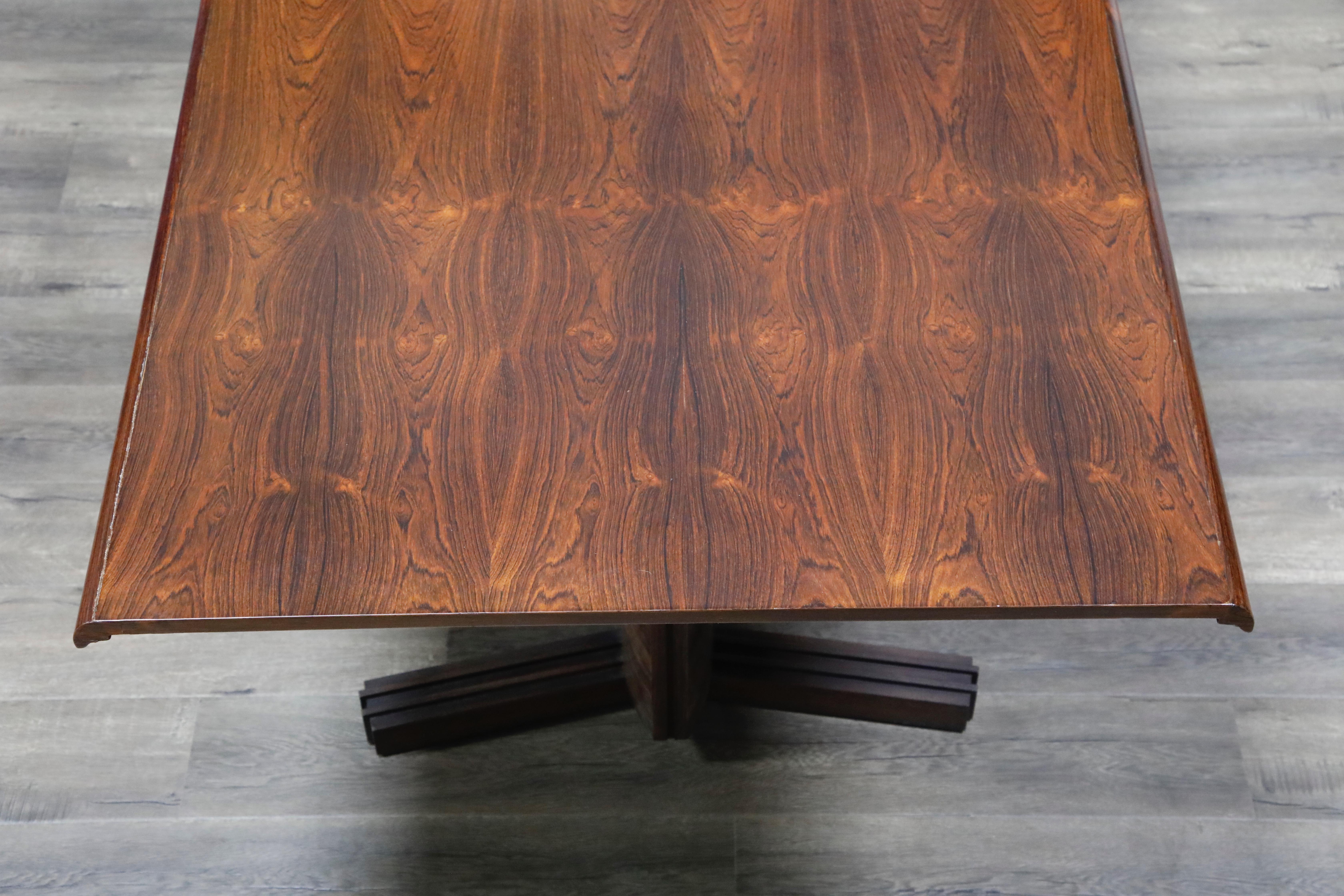 Sculptural Brazilian Rosewood Dining Table by Novo Rumo, Brazil, 1960s  11