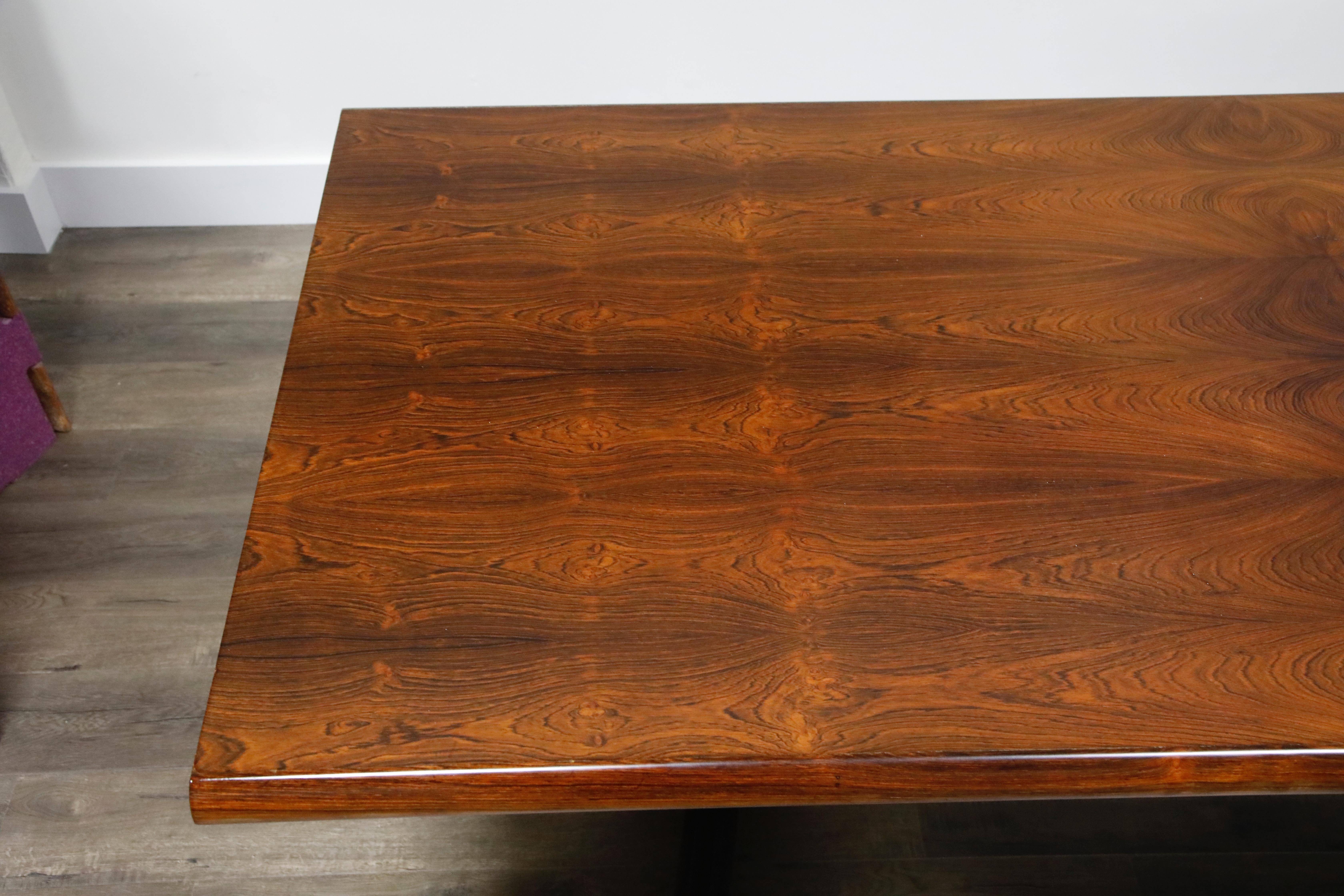 Sculptural Brazilian Rosewood Dining Table by Novo Rumo, Brazil, 1960s  3