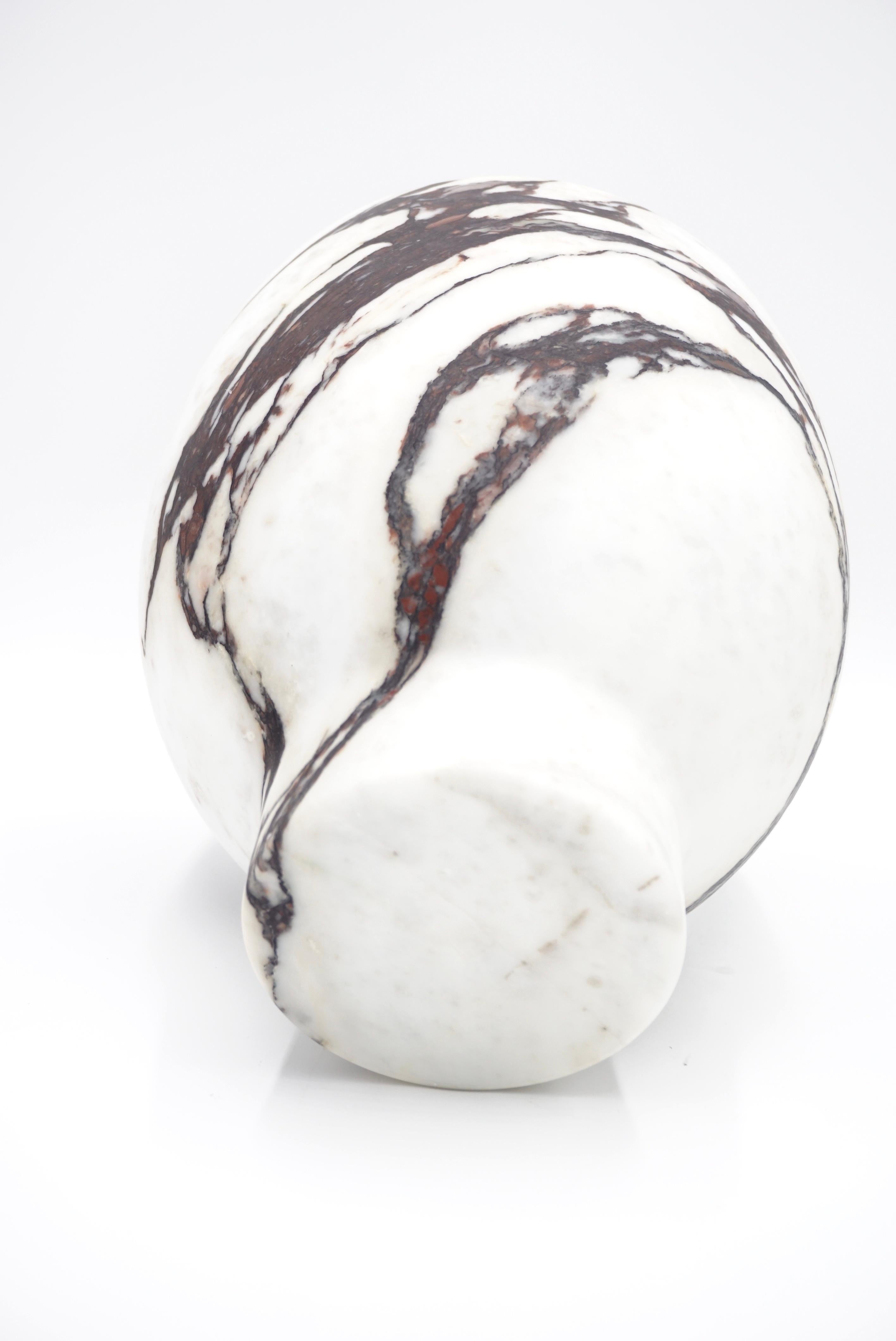 Vase sculptural en marbre Breccia Medicea « Pandora » de Lorenzo Ciompi, 2021 en vente 10