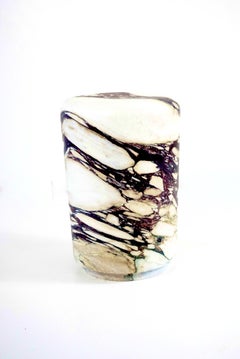 Taburete escultórico de mármol Breccia Medicea "Trono de Dioniso" de Lorenzo Ciompi