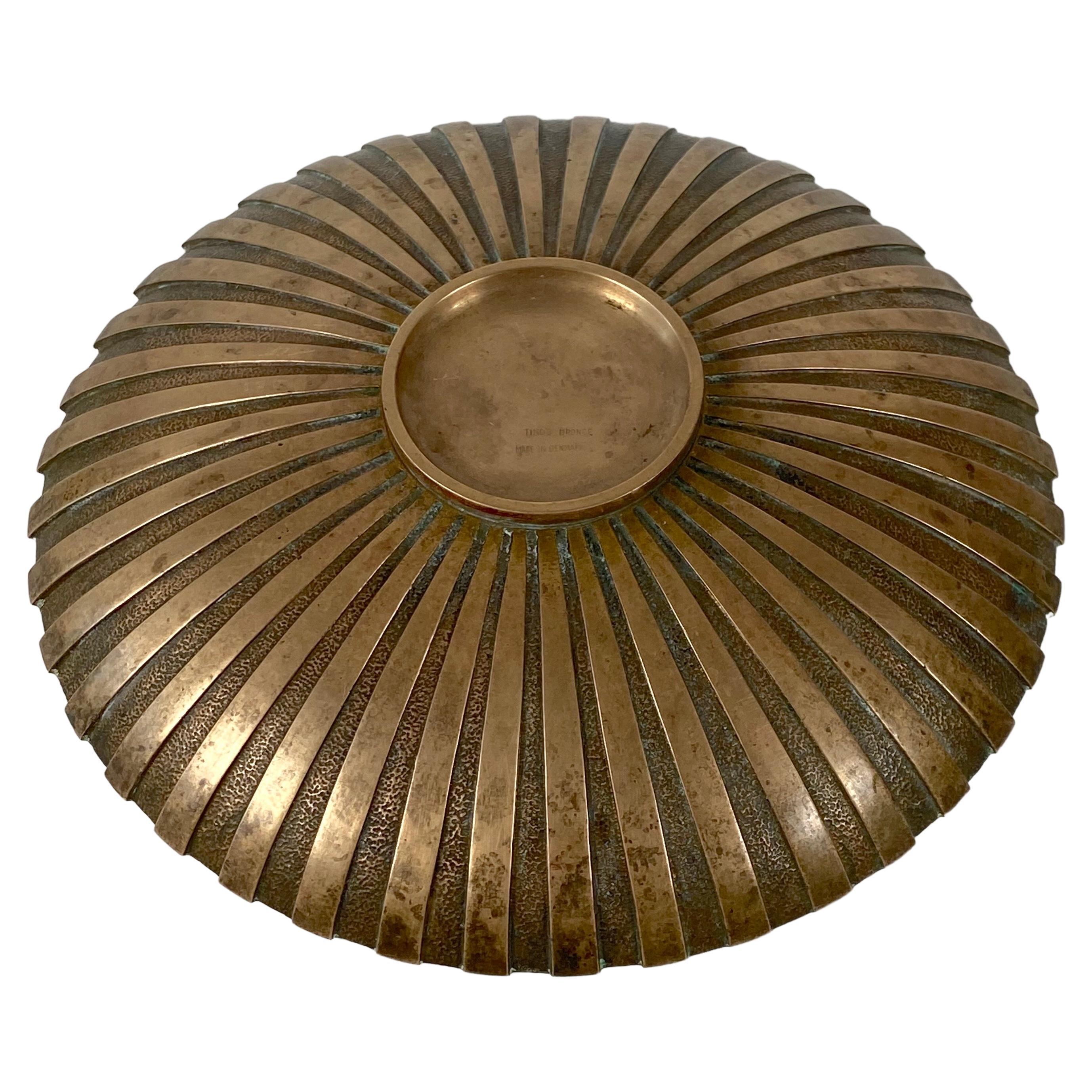 Sculptural Bronze Bowl by Tino's of Denmark