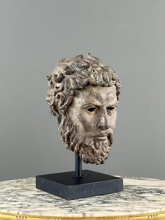 Sculptural Bronze Bust On Base, 20th Century