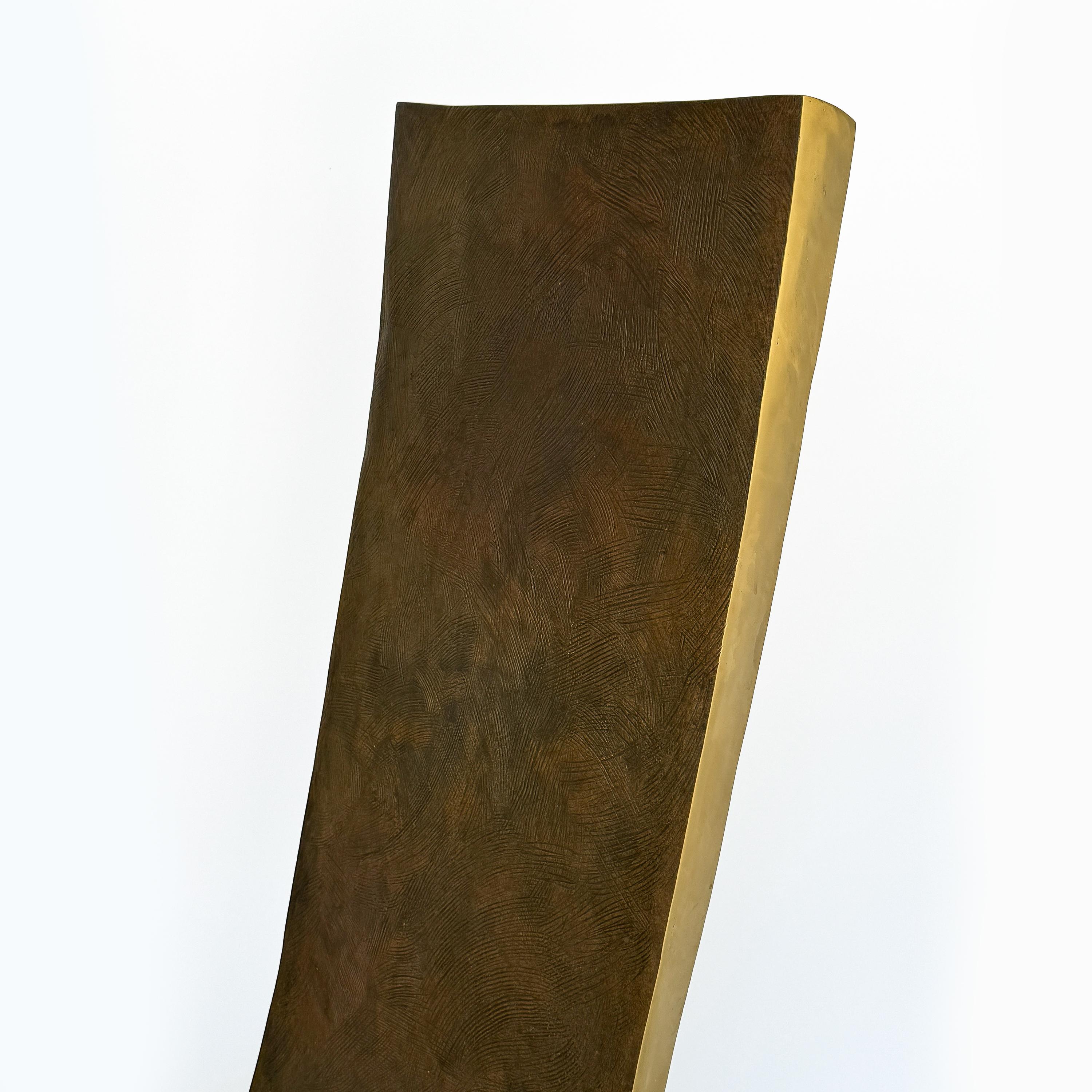 Sculptural Bronze Chair by James Vilona For Sale 6