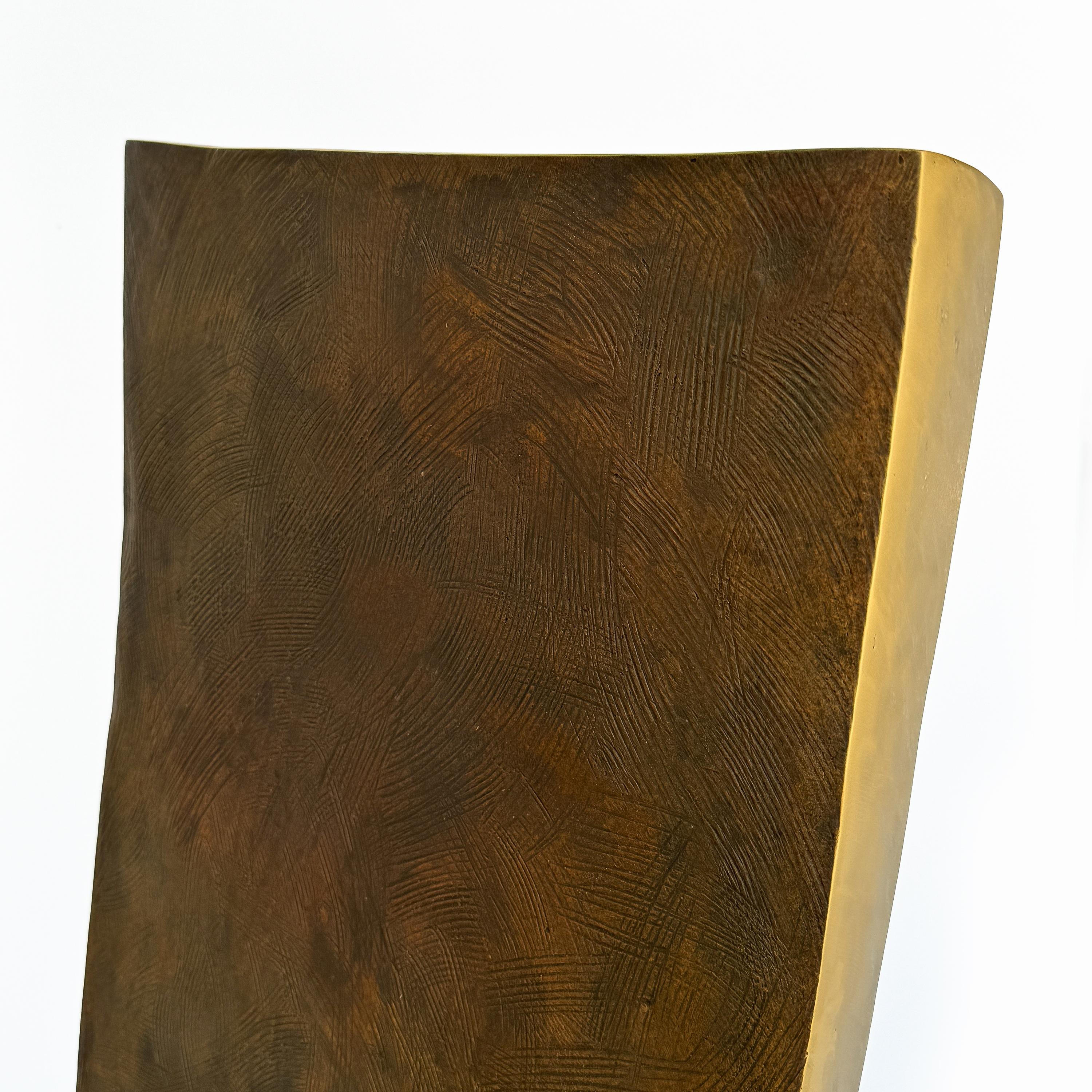 Sculptural Bronze Chair by James Vilona For Sale 7