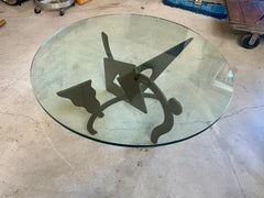 Sculptural Bronze Coffee Table Pucci De Rossi 1987