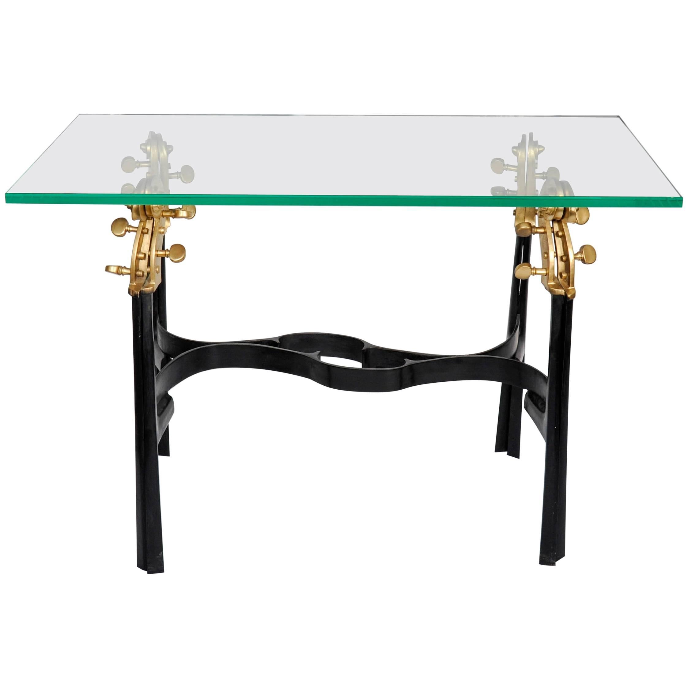 Sculptural Bronze Console by Enzo Missoni