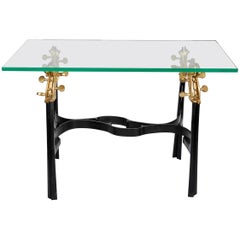 Sculptural Bronze Console by Enzo Missoni