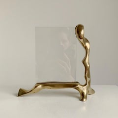 Sculptural Bronze David Marshall  Signed Picture Frame, circa 1970, Spain.