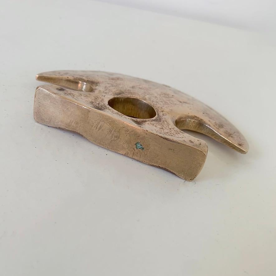 Sculptural Bronze Paperweight, circa 1970, France. For Sale 4