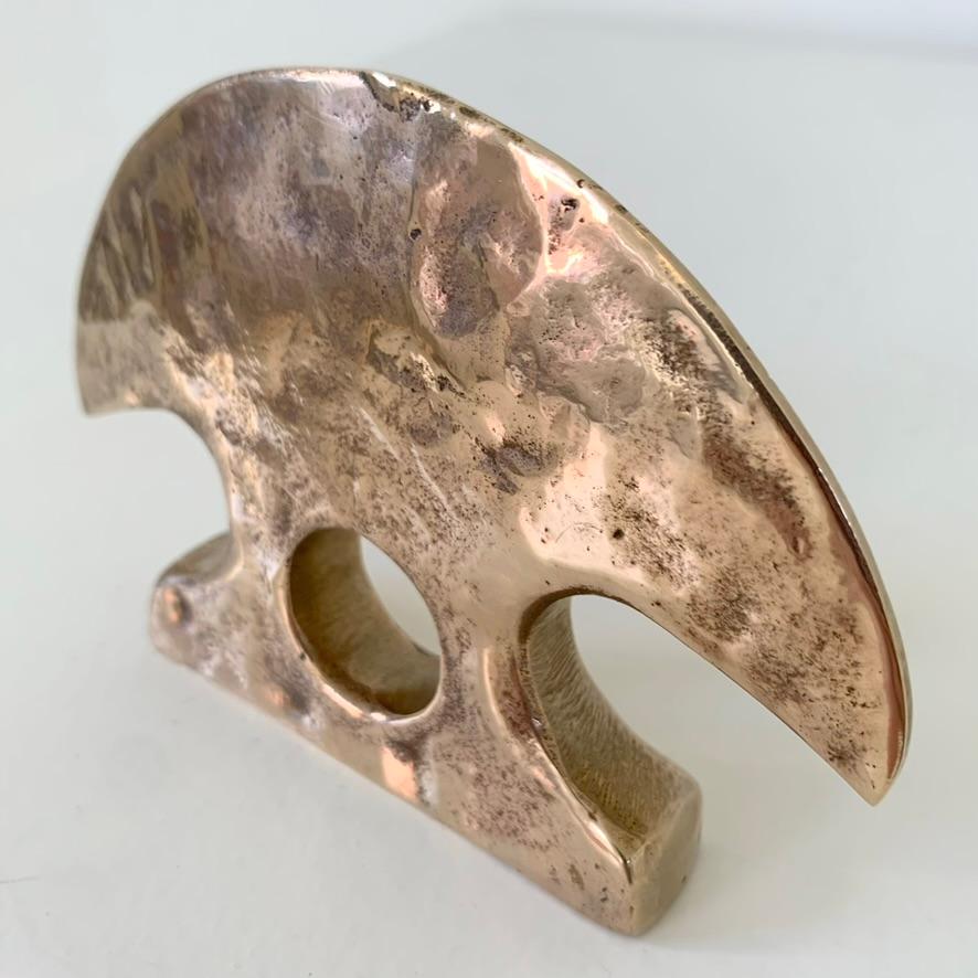 Sculptural Bronze Paperweight, circa 1970, France. For Sale 7