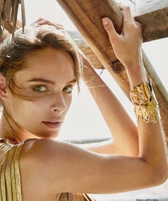 Sculptural Statement Cuff in Bronze