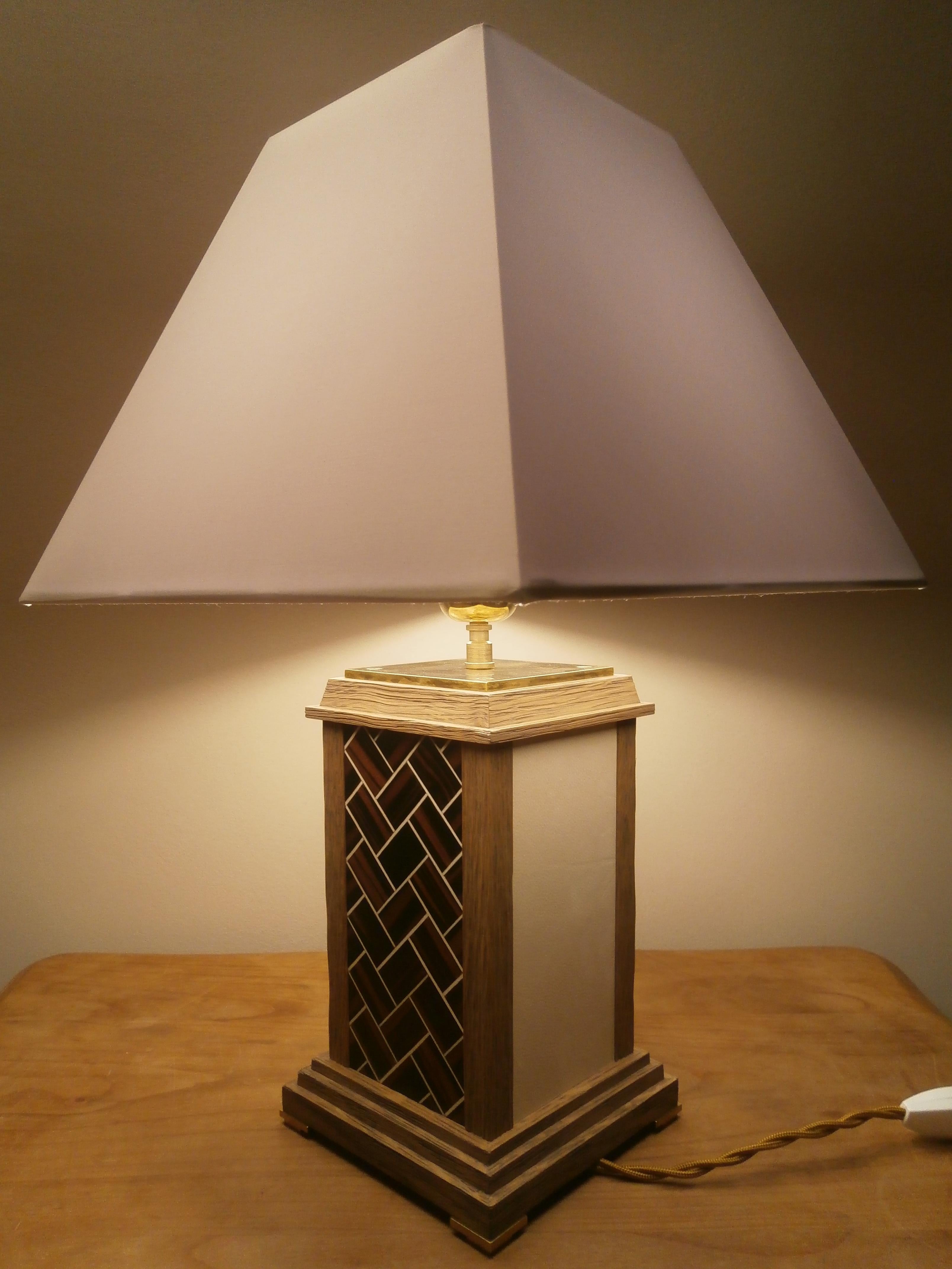 Sculptural Bronze Table Lamp For Sale 5