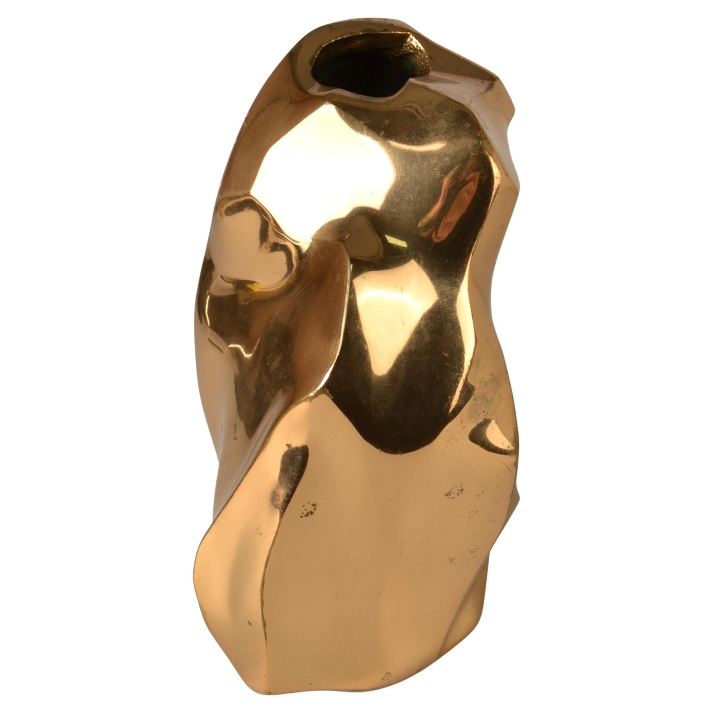 Skulpturale Bronzevase von Michel Jaubert im Angebot 5