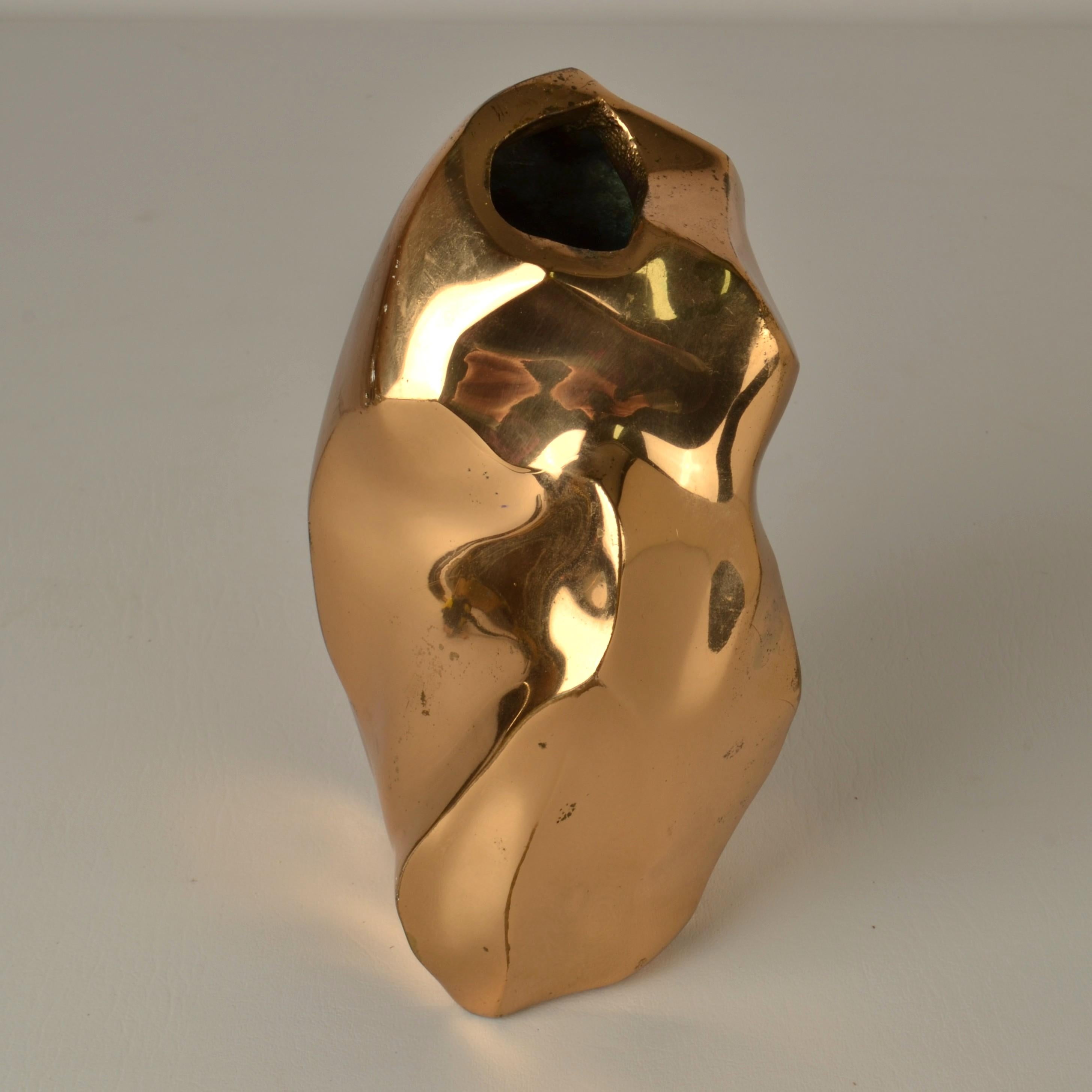 Skulpturale Bronzevase von Michel Jaubert im Zustand „Hervorragend“ im Angebot in London, GB
