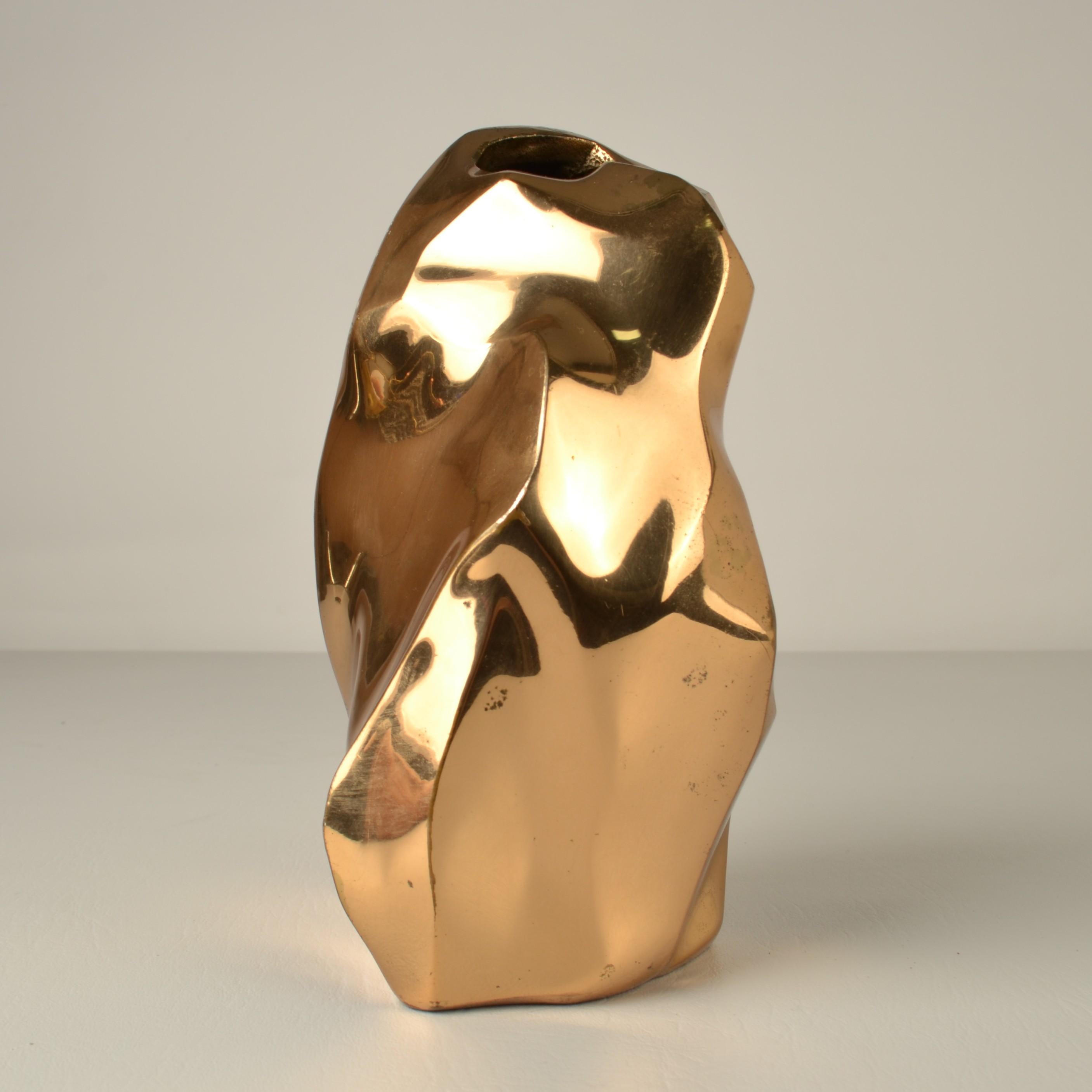 Skulpturale Bronzevase von Michel Jaubert im Angebot 1