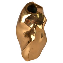 Skulpturale Bronzevase von Michel Jaubert