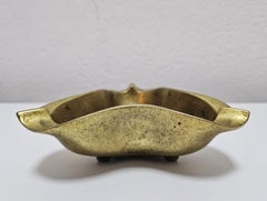 Sculptural Brutalist Bronze Cigar Ashtray designed by Heinz Goll, Austria 1960s