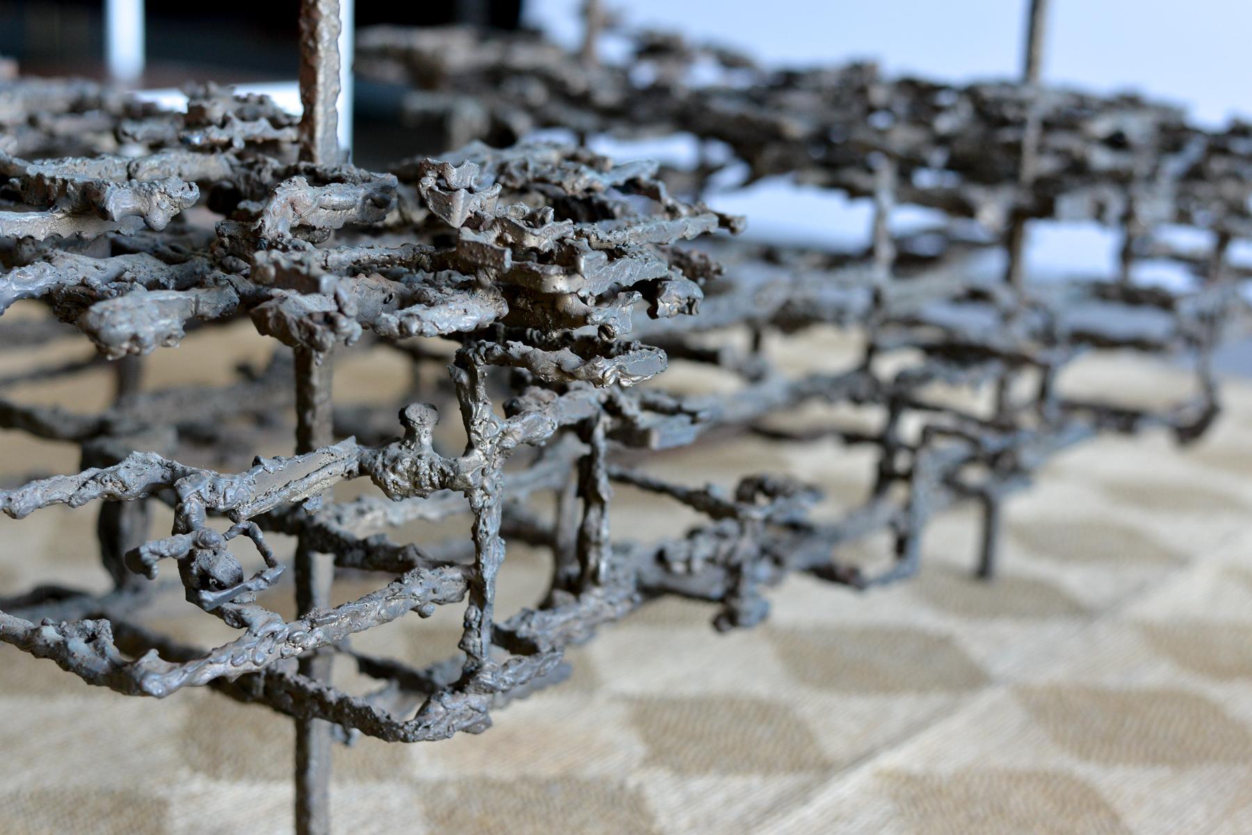 Sculptural Brutalist Bronze Coffee Table by Daniel Gluck, ca. 1965 13