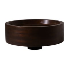 Sculptural Brutalist Cylinder Coffee Table, France, 1970s