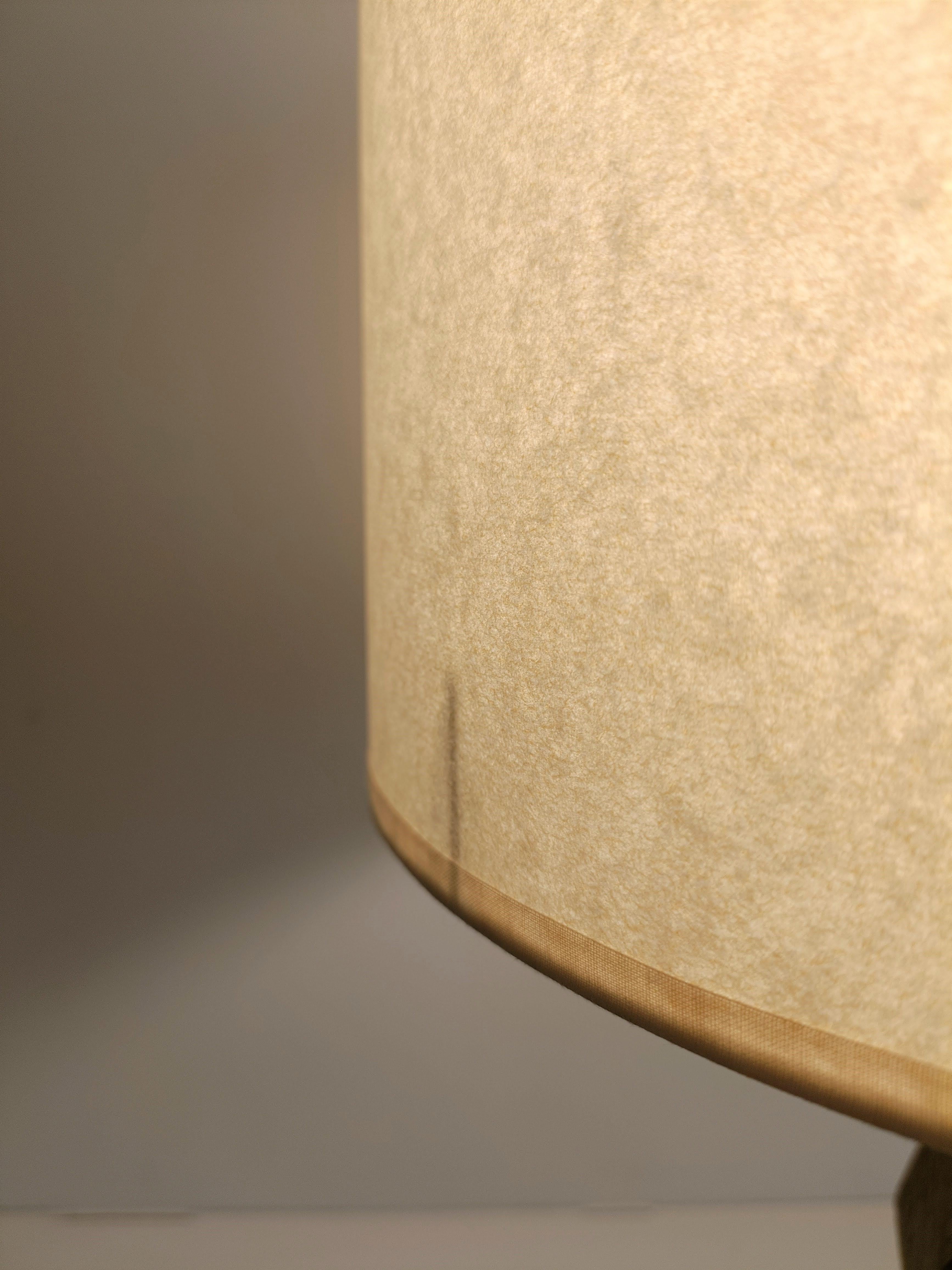 Skulpturale brutalistische französische Holzlampe aus dem Jahr 1950 wie Constantin Brancusi 3