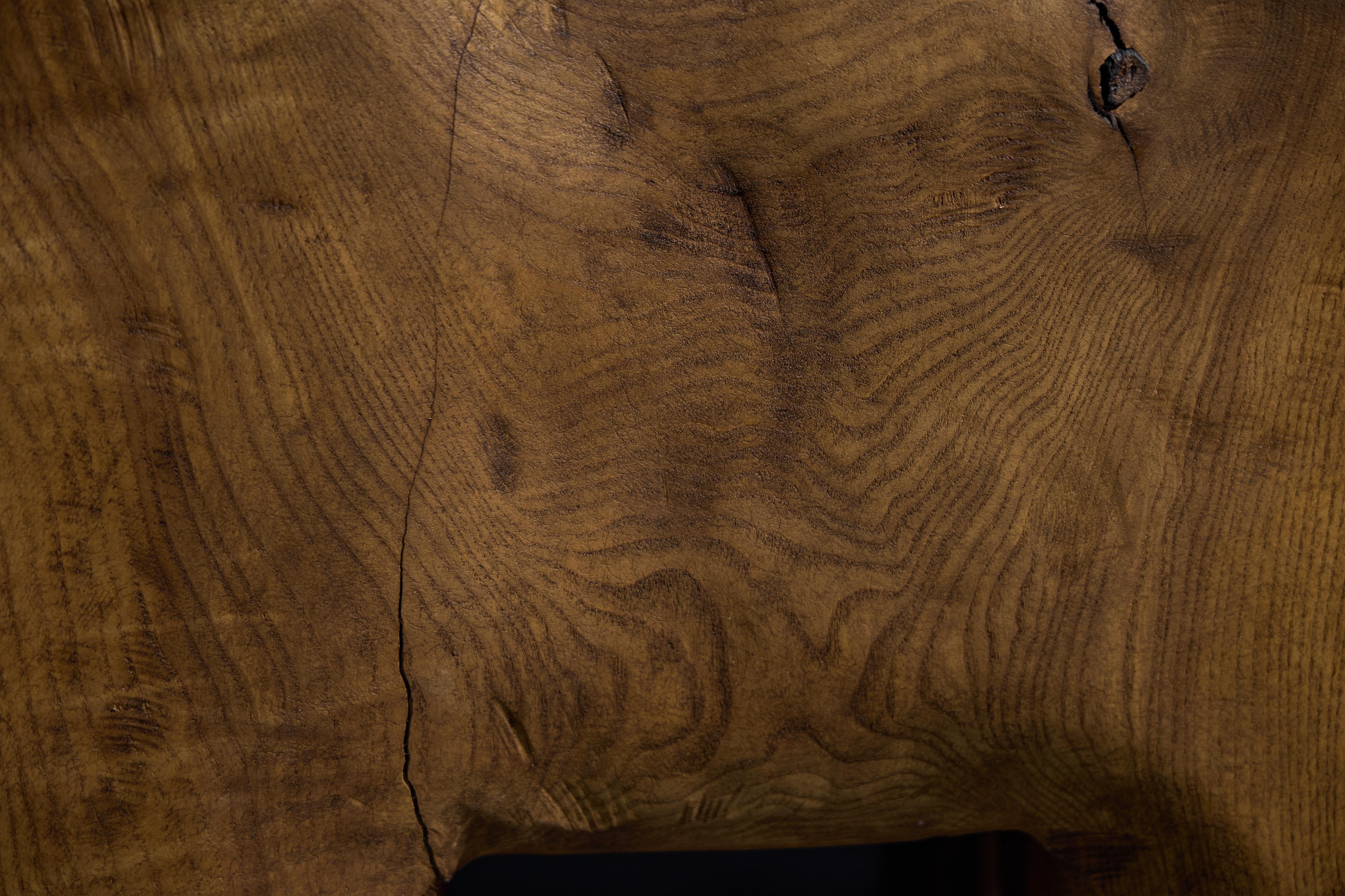 Sculptural Brutalist Hand-Carved Chair, France, 2024 For Sale 6
