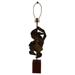 Sculptural Brutalist Lamp by the Laurel Lamp Mfg. Company