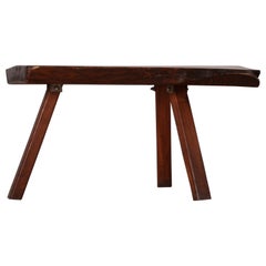 Sculptural Brutalist table Mobichalet, Circa 1950